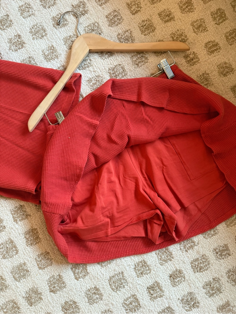 Waffle skort and tank top - Picture 4 of 4